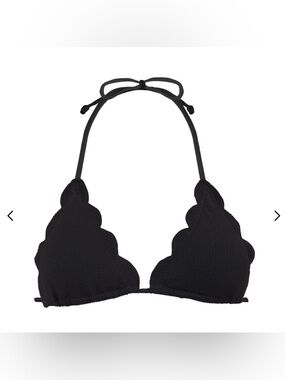 Marysia Broadway Scalloped Triangle Bikini Top
